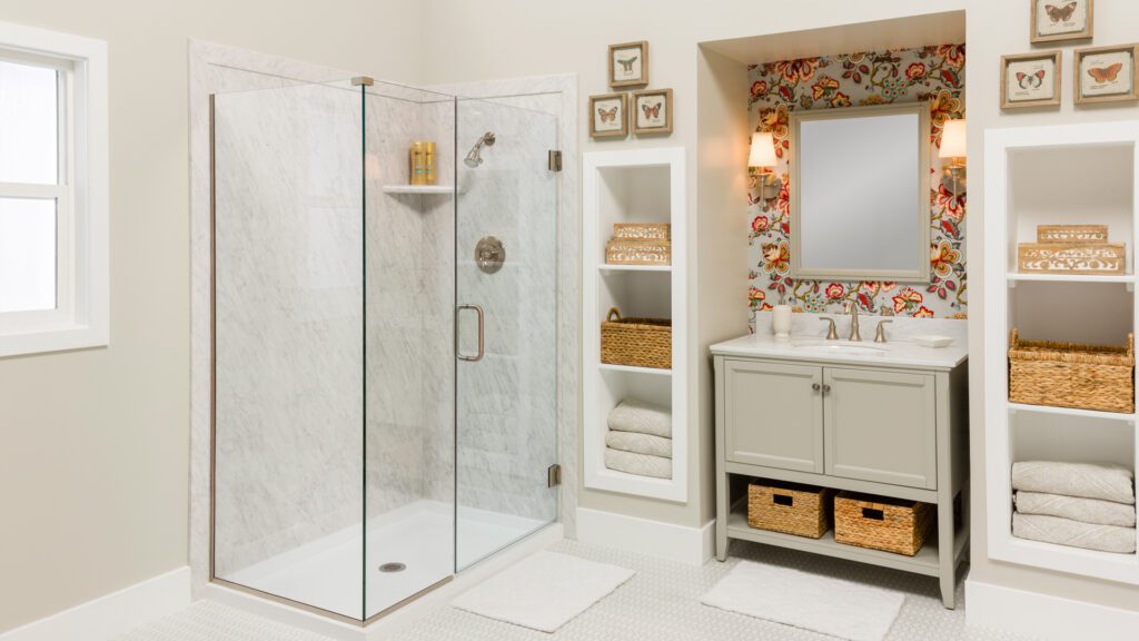 walk-in shower