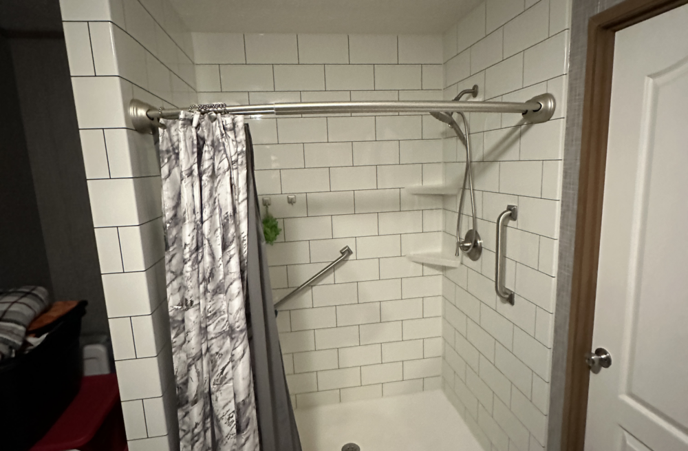 walk-in shower installation in Prosperity, SC