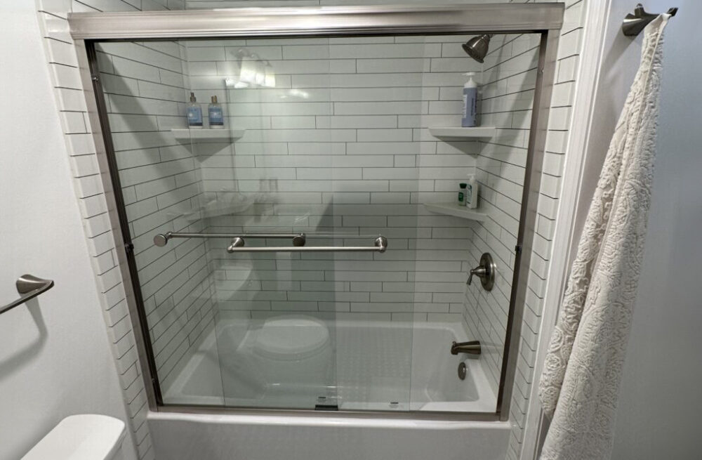 walk-in shower installation in Greensville, South Carolina